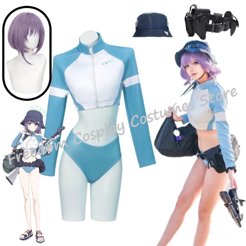 Party Games Summer - Sorai Saki Cosplay Anime Game Blue