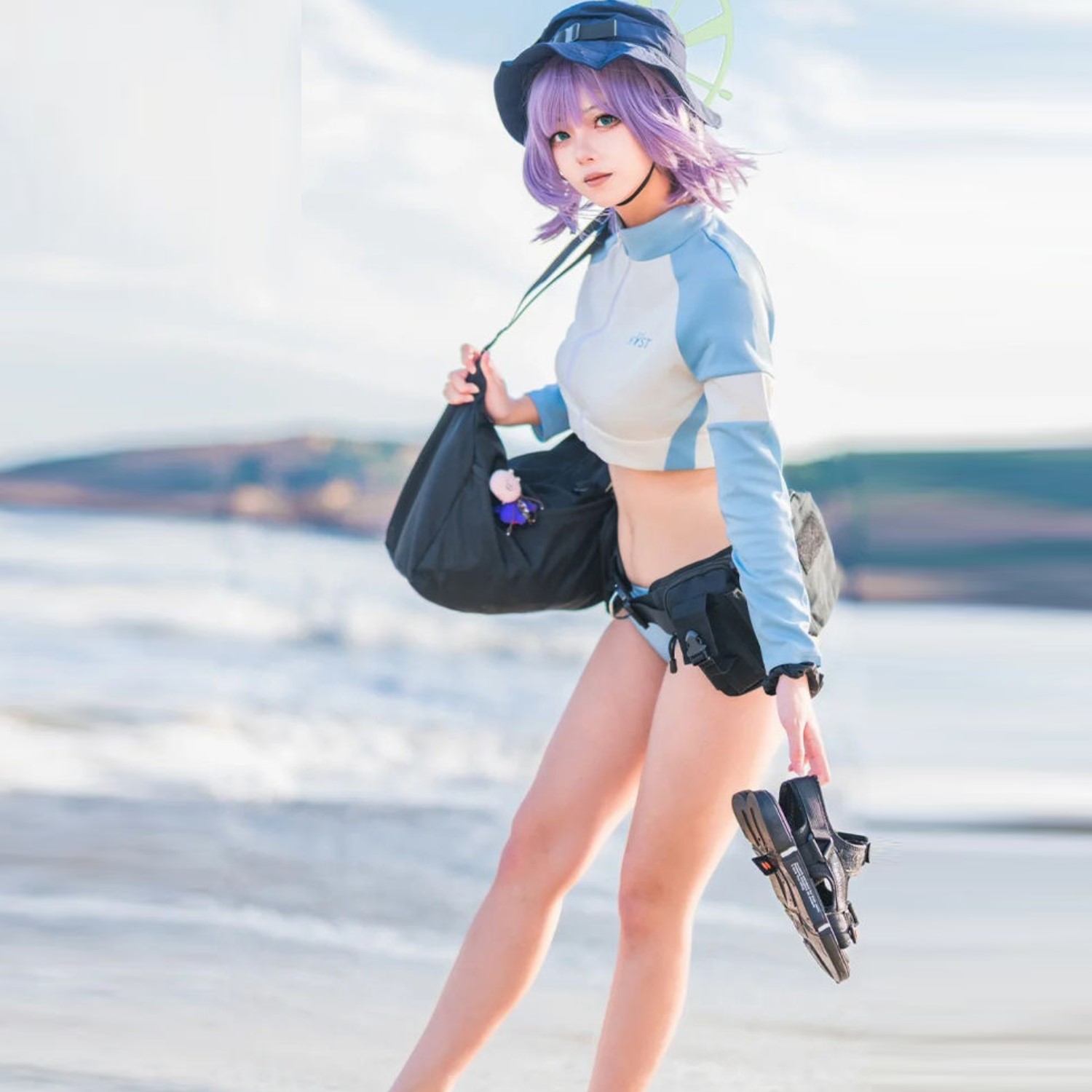 Sorai Saki Cosplay Anime Game  - Party Games Summer ulasan dan harga