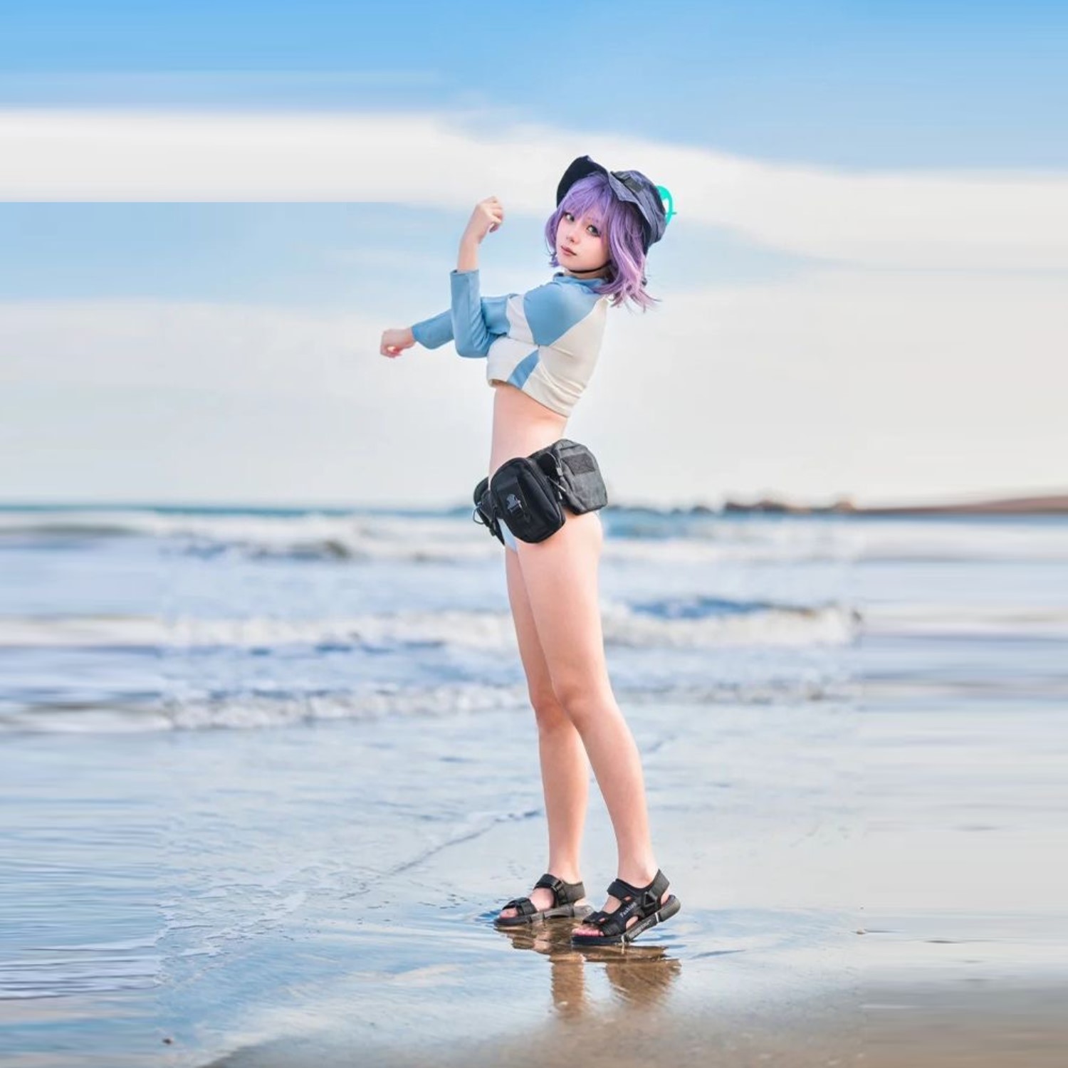 Sorai Saki Cosplay Anime Game  - Party Games Summer ulasan dan harga