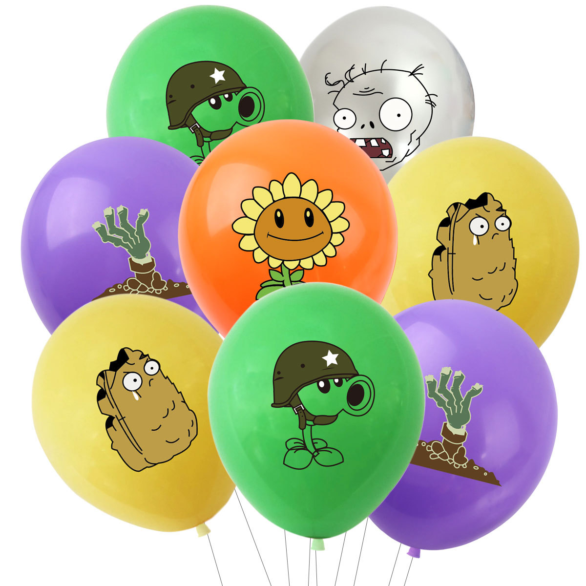 10Pcs 12inch Plants VS Zombies - Zombie Party Games ulasan dan harga