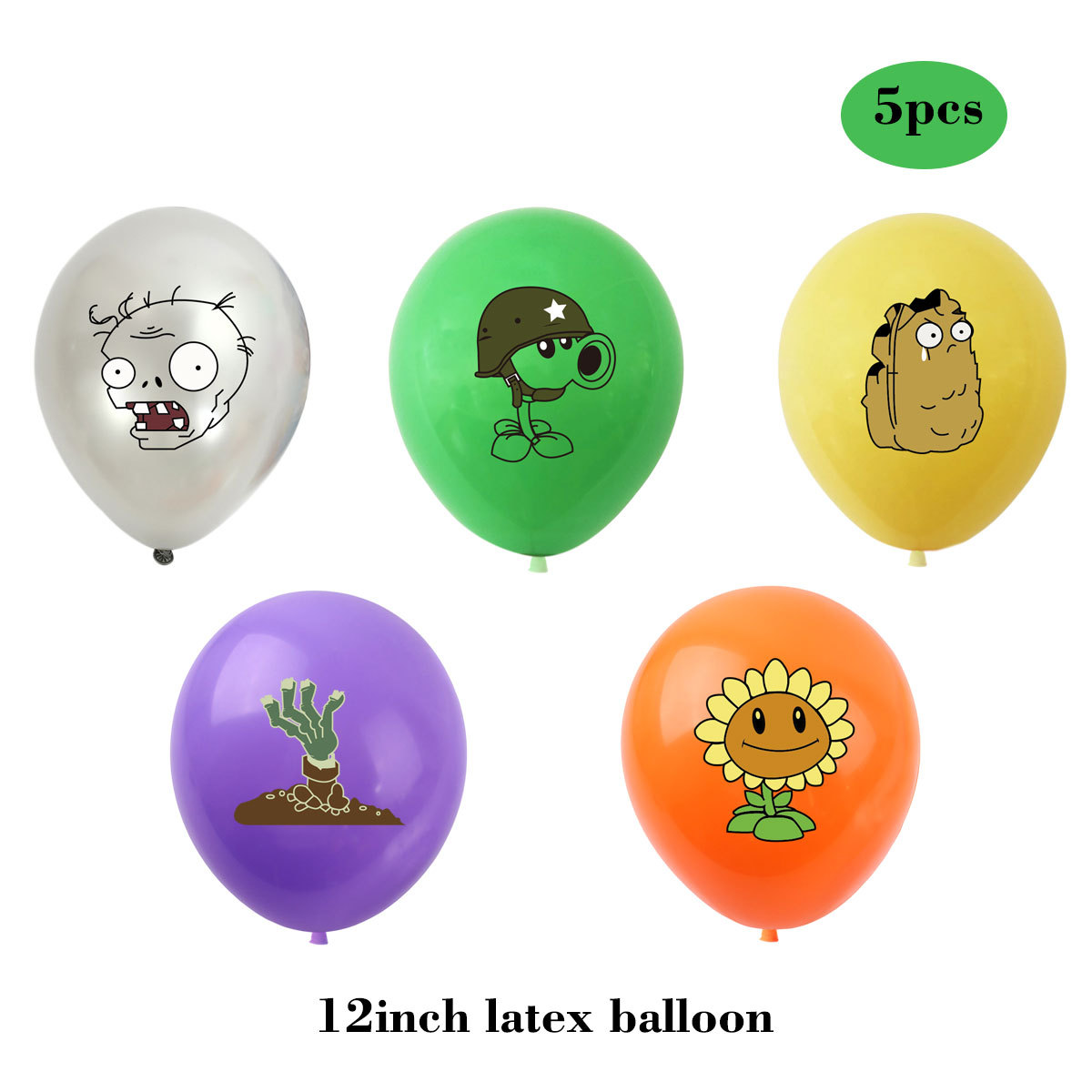 10Pcs 12inch Plants VS Zombies - Zombie Party Games ulasan dan harga
