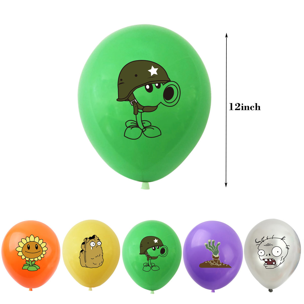 10Pcs 12inch Plants VS Zombies - Zombie Party Games ulasan dan harga