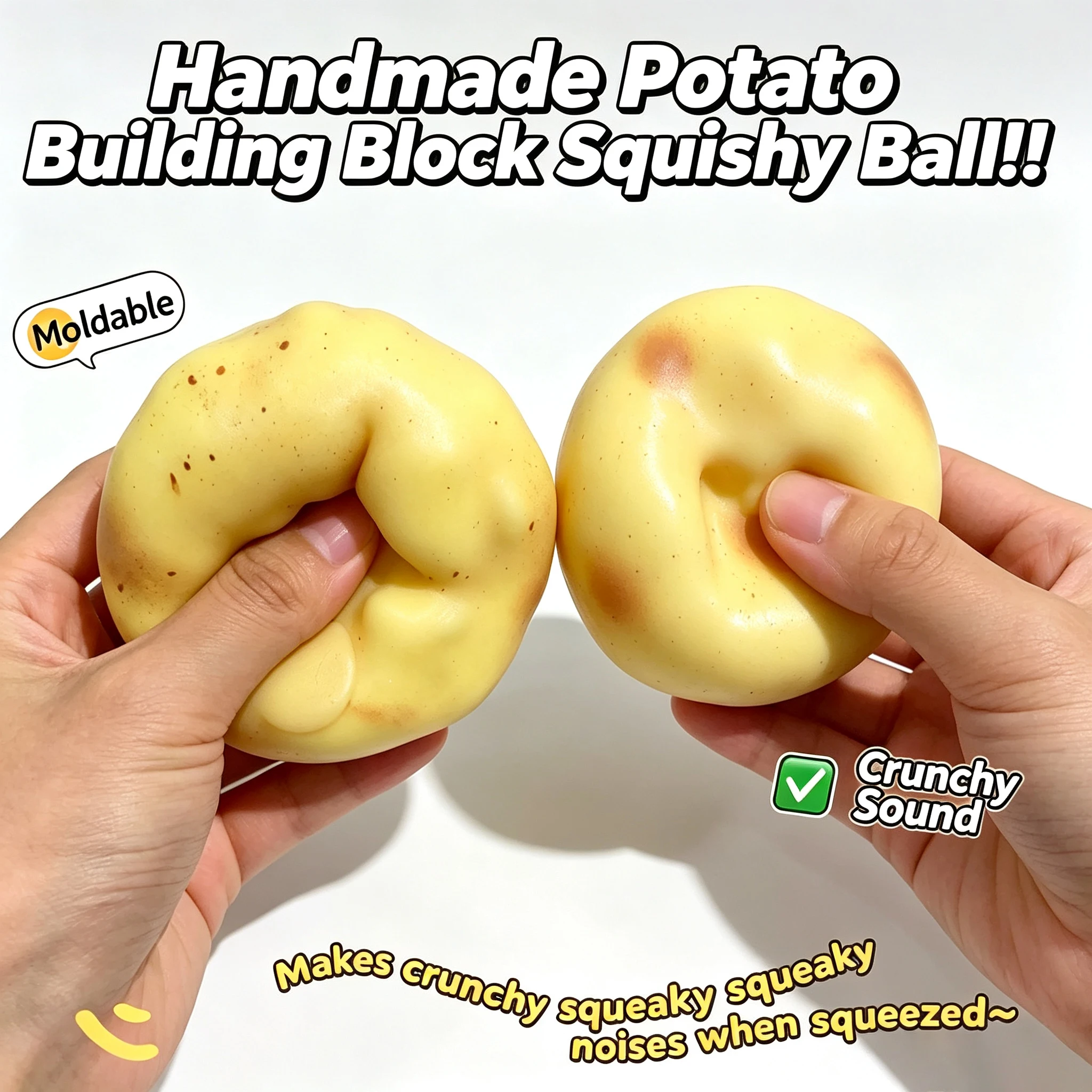 Crunchy Potato Squishy Stress  - Party Games Young Adults ulasan dan harga