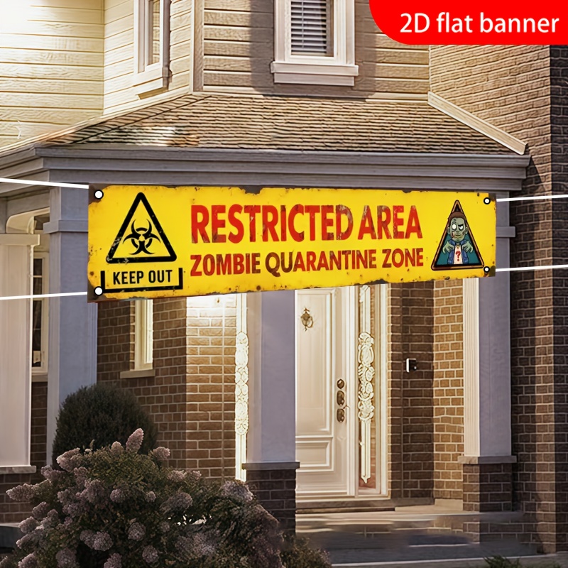 One 2D flat banner for Hallowe - Zombie Party Games ulasan dan harga