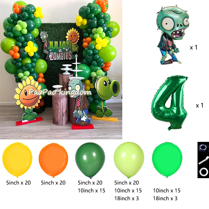 Plants Vs. Z-Zombies Balloons  - Zombie Party Games ulasan dan harga