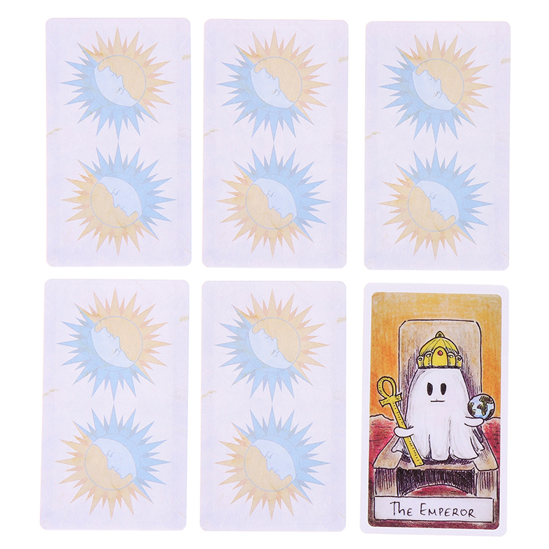 Cute Ghost Tarot Deck Toy Set  - Party Games Entertainer ulasan dan harga