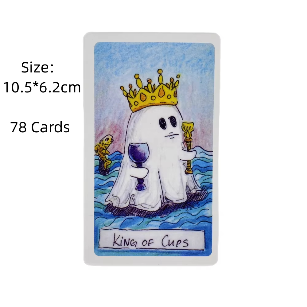 Cute Ghost Tarot Deck Toy Set  - Party Games Entertainer ulasan dan harga