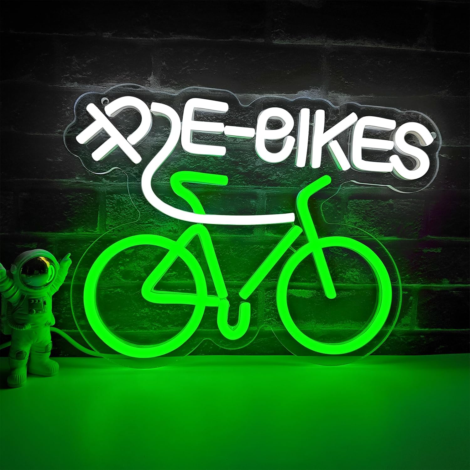 Bicycle Neon Sign USB Dimmable - Party Games Shop ulasan dan harga
