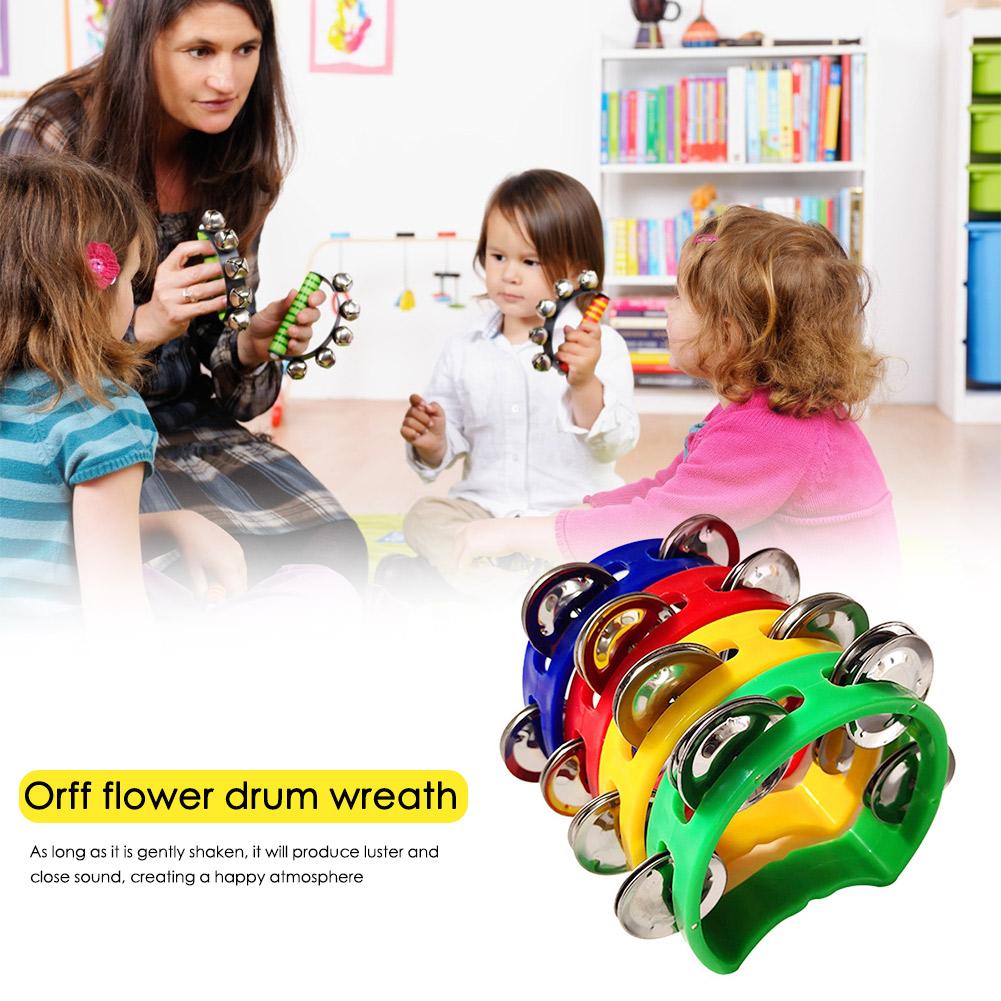 4pcs Tambourine Jingles Rattle - Party Games Music ulasan dan harga