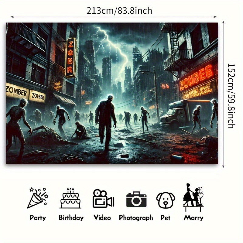 1pc Zombie Hunter game set in  - Zombie Party Games ulasan dan harga