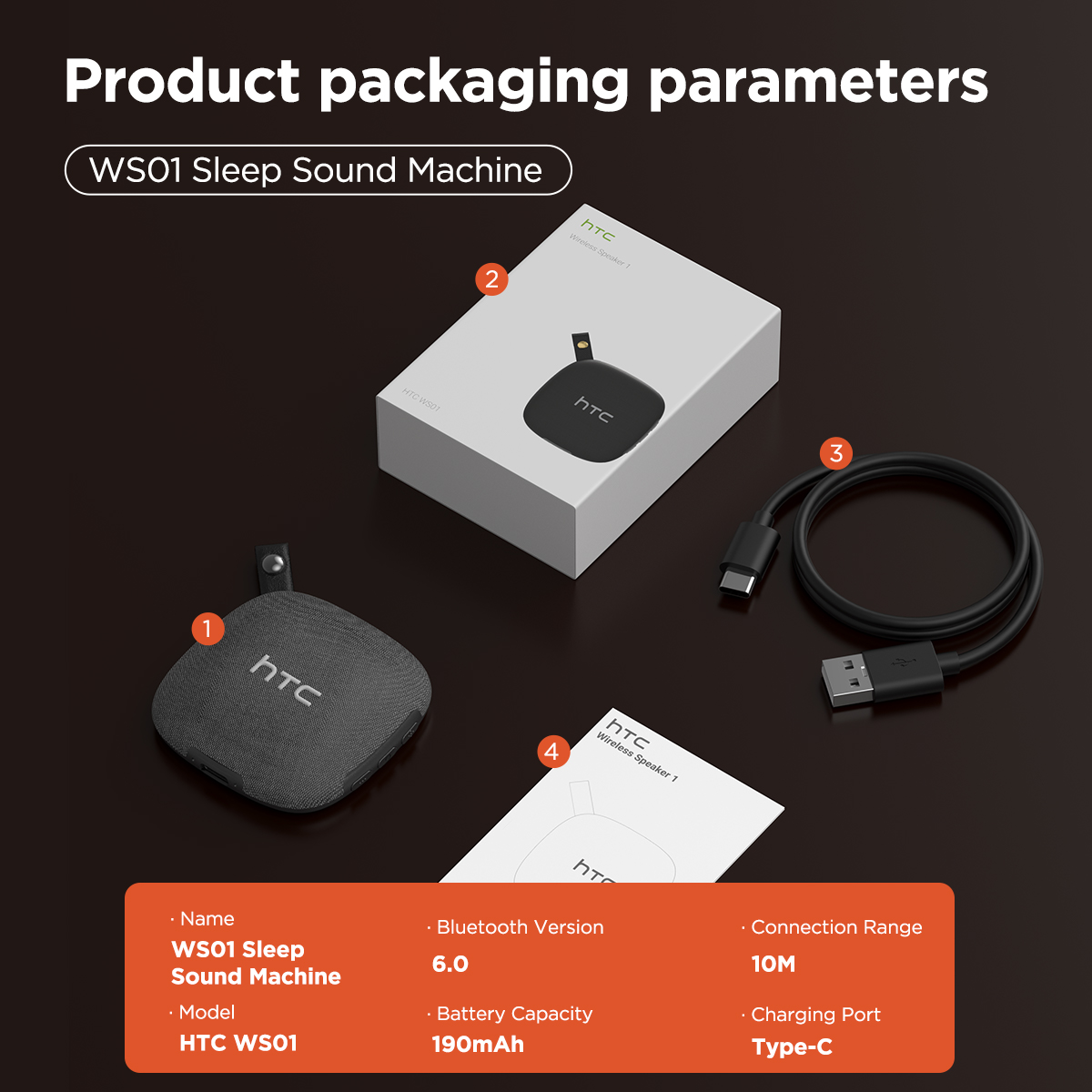 HTC WS01 Speaker Sleeping Aid  - Party Games Mobile ulasan dan harga