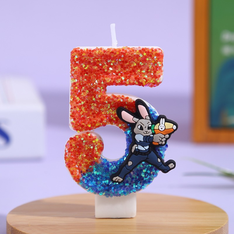 Dsn 0-9 Numbers Zootopia Figur - Zootopia Party Games ulasan dan harga