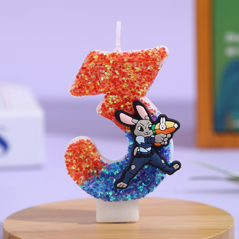 Dsn 0-9 Numbers Zootopia Figur - Zootopia Party Games ulasan dan harga