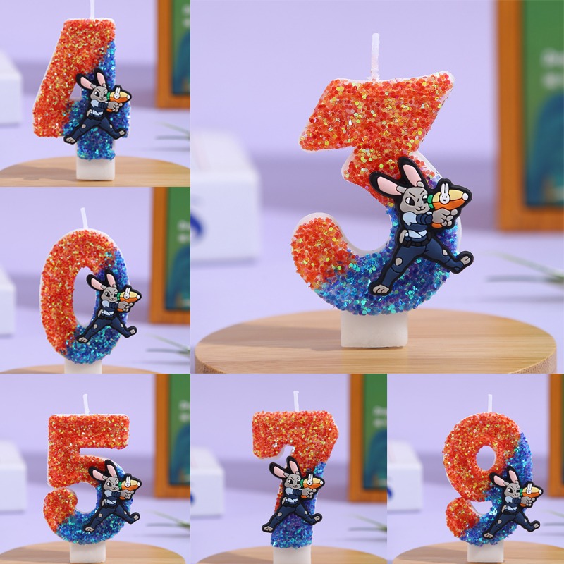 Dsn 0-9 Numbers Zootopia Figur - Zootopia Party Games ulasan dan harga