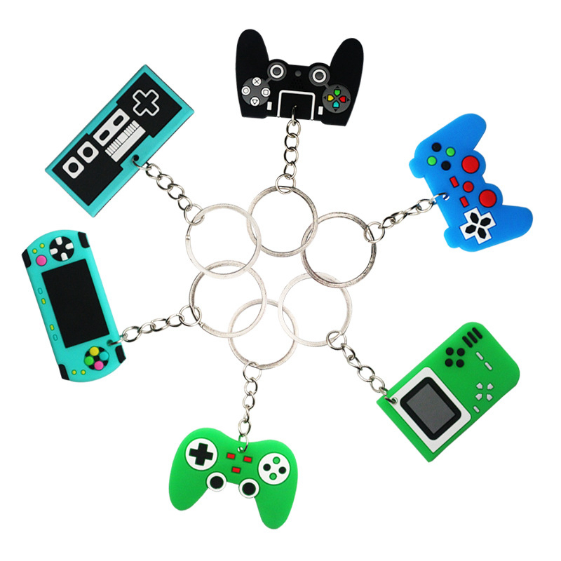 6/12PCS PVC Keychain Gamepad G - Party Games Console ulasan dan harga