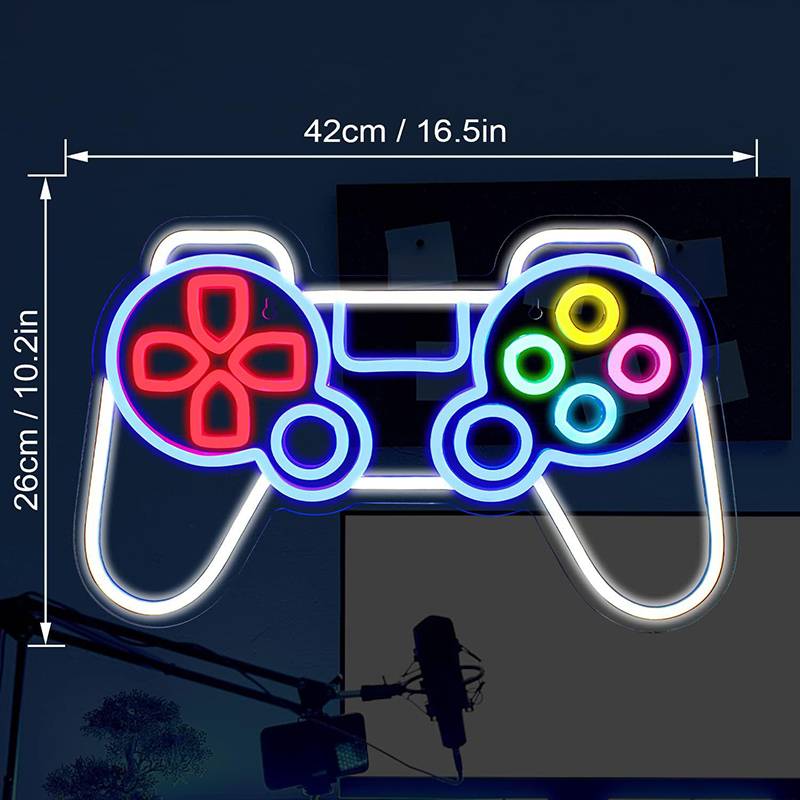 Game Led Neon Sign Light Custo - Party Games Shop ulasan dan harga