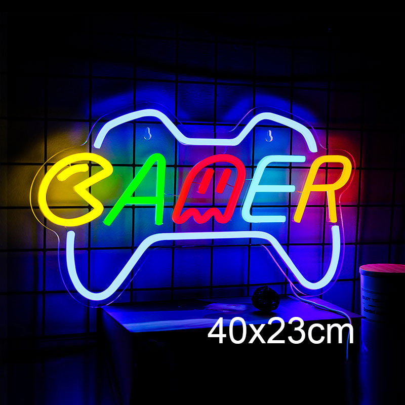 Game Led Neon Sign Light Custo - Party Games Shop ulasan dan harga