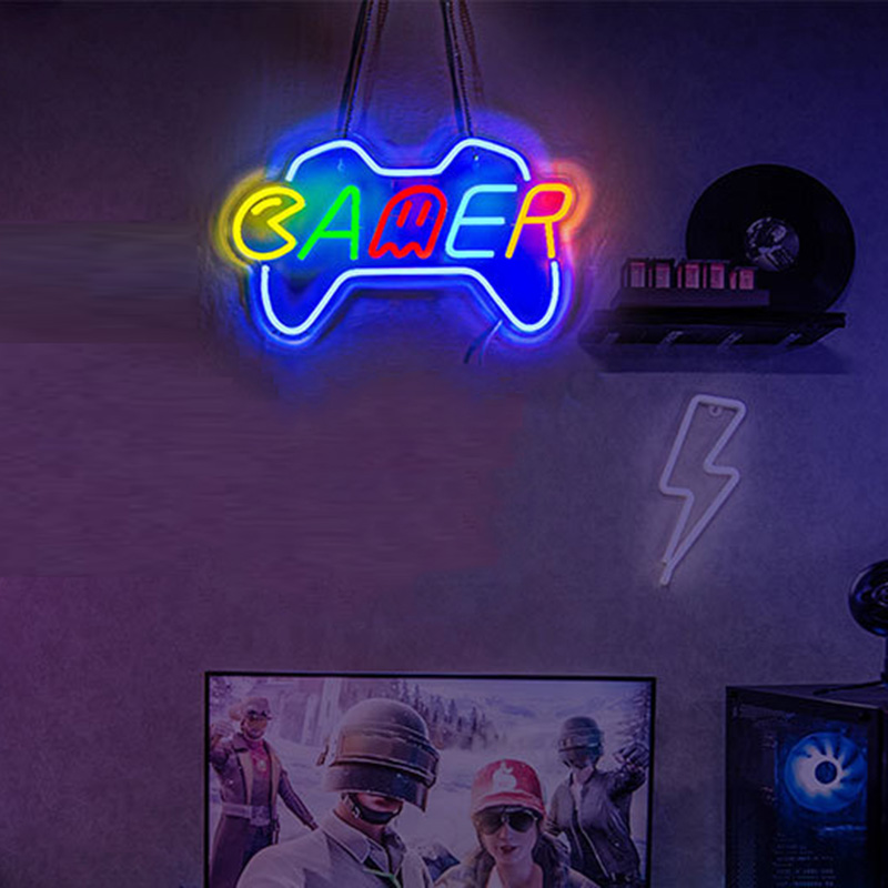 Game Led Neon Sign Light Custo - Party Games Shop ulasan dan harga