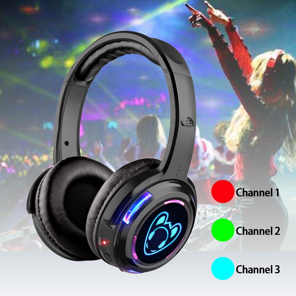 LED Flashing Light Silent Disc - Party Games Mobile ulasan dan harga