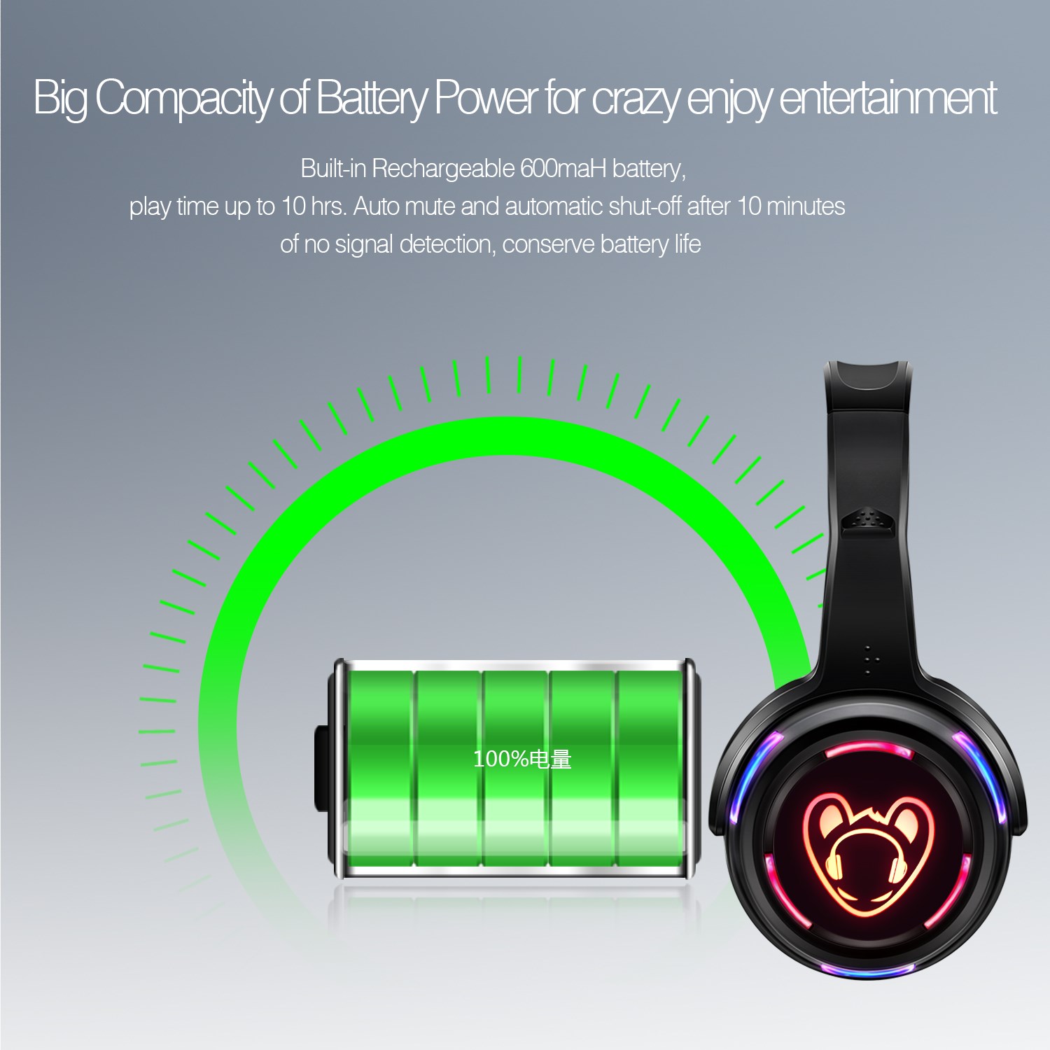 LED Flashing Light Silent Disc - Party Games Mobile ulasan dan harga