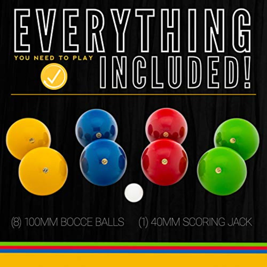 Bocce Ball Set 8 Wooden Balls  - Bocce Ball Lawn ulasan dan harga
